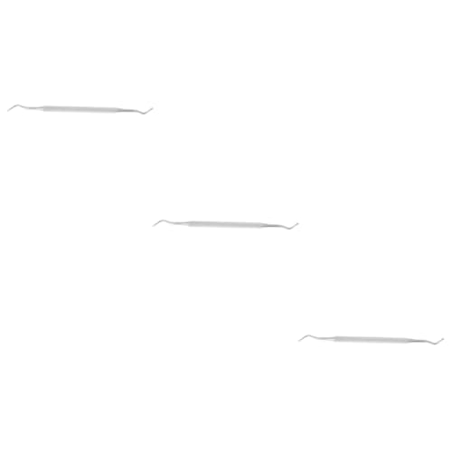 Beatifufu 3pcs Cuticle Tool Set Toe Nail Cuticle Remover Spoon Peeler and Pusher for Men Women