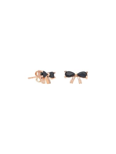 Boucles d'oreilles en argent 925 le cadeau idéal avec papillon or rose
