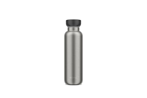 Mepal - Termo Ellipse - Botella térmica de doble pared - Termo para viajes - 12 horas caliente y 24 horas frío - Acero inoxidable - 500 ml - negro nórdico