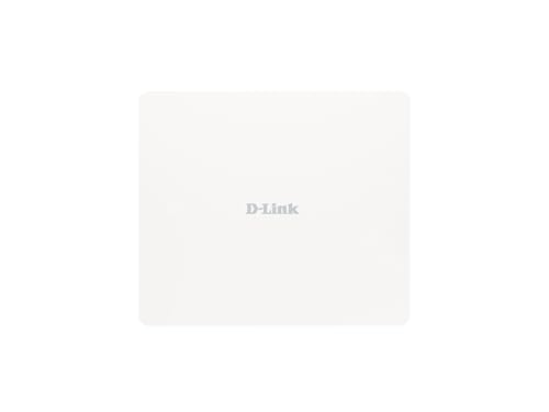 D Link DAP X3060OU Punto de Acceso de Exterior, Profesional, Wi Fi 6 AX3000, PoE, 2.5G Ethernet, Fast Roaming, standalone o unificado en Software Gratuito Nuclias Connect