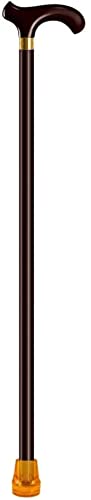Wooden Walking Sticks for Men & Women Solid Wood Walking Stick, Walking stick for rollator Wooden Walking Stick Elderly Special Handled Walking Wood Faucet Handrail Wand Anti-slip Crutch Hiking/Trekki