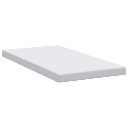 Surmatelas blanc 120 x 200 cm en tissu jacquard lourd 11.9kg 4106247
