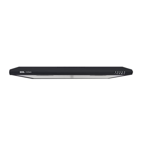 Depurador e Exaustor de Parede Eos 60cm Cheff Gourmet Slim Preto Eco60dp 220v