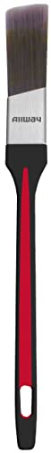 Image of ALLWAY A3PK Ergo-Style Paintbrush Set, 3 Pack | Multi-Pack Set, Includes 1 inch Angular, 1.5 inch Angular, 2 inch Straight Brushes