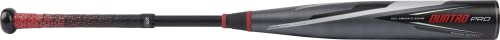 Rawlings Quatro Pro 2022 Bbcor 2 5/8" 2 Piece Composite Baseball Bat Drop -3, Black/Grey/Red, 32"/22Oz #TOP1