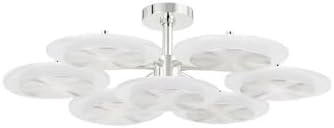 Corbett Lighting 328-38-PN Topaz LED 38 inch Polished Nickel Chandelier Ceiling Light