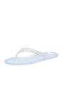 Ancient Greek Sandals Women's Jelly Flip Flops, Clear, 8 Medium US