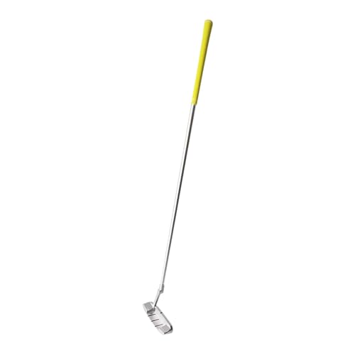 ゴルフパタープッシュロッド右手ゴルフスポーツクラブ用品練習用ゴルフクラブイエロー, 黄色, 11x87cm