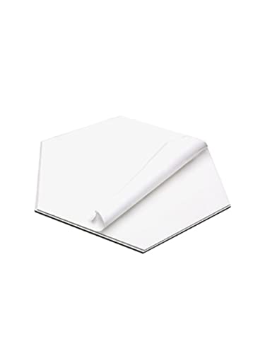 Avant Decor | Stone Composite Hexagon Wood Grain | Peel And Stick Kitchen Backsplash Tiles | Stick On Wall Tiles | Easy Diy Installation | 6” X 6.9” | Single Tile #TOP2