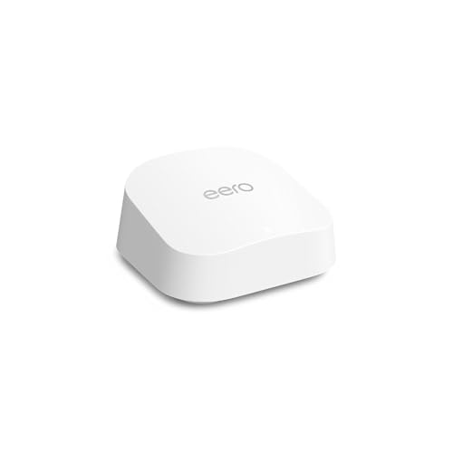 Amazon eero 7 dual-band mesh Wi-Fi 7 router | extender – Supports internet plans up to 2.5 Gbps, Coverage up to 190 m², 1-pack