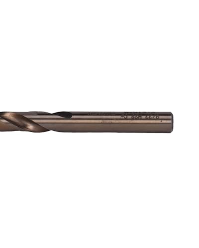 Image of Century Drill & Tool 26818 Cobalt Drill Bit, 9 /32 inch, Pro Pack of 3 | Straight shank, 4-1 /4 inch overall length, 135 point, cuts stainless steel, hard metals & metal
