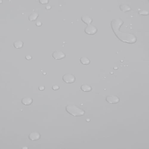 vidaXL Abdeckplane, Plane mit Metall&ouml;sen, Abdeckung UV-Best&auml;ndig Schimmelbest&auml;ndig, Schutzh&uuml;lle Zeltplane Rei&szlig;fest Wasserfest, Grau 5x7 m 650 g/m&sup2;