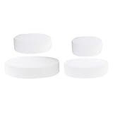 TEHAUX Modelo De Pastel Falso Reutilizable De Espuma 9.84 Pulgadas para Decoración De Fiestas Y Bodas Superficie Lisa para Pintar Y Bricolaje Multifunción