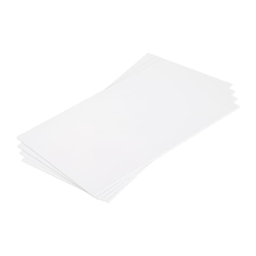 MECCANIXITY ABS Plastic Sheet 7 Inch x 4 Inch x 0.06 Inch ABS Styrene Sheets for Building Model DIY Crafts Panel White 4 Pcs