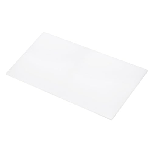 Image of 6 x 12 Inch UHMW Polyethylene Sheets, 5 /32 Inch Thick Ultra High Molecular Weight White Plastic Sheet [for Home, Industrial]