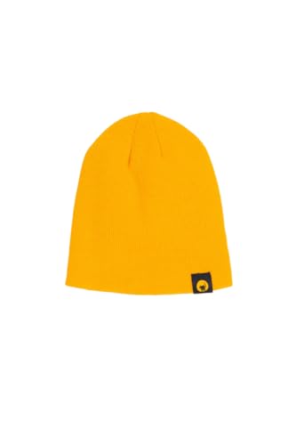Sombrero de punto para niños Ciesse Piumini amarillo para jugar en el parque en invierno