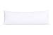 EVOLIVE Ultra Soft to Medium Density Microfiber Body Pillow, Long Side Sleeping Pillow for Adult and Pregnancy(Off White, Body Pillow 21"x54")