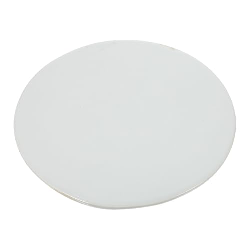 WRITWAA Placa de Cerámica Redonda 30 CM para Pintar DIY Blanco Porcelana Superficie Esmaltada para Dibujo Artístico Adecuado para Manualidades y Decoración Creativa en Hogar