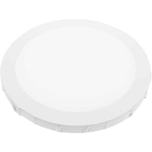 jojofuny Round Canvas Panel Board for Painting Artist Drawing Supply Versatile Blank Oil Paint Board for Crafting DIY Projects and Creative Expressions