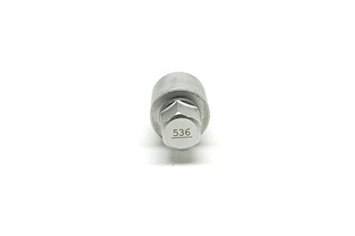 Image of TMAX 536 Wheel Lock Nut Screw Removal Key Anti-Theft Lugnut Socket S3056 for Vw Audi Vag Volkswagen Vehicles