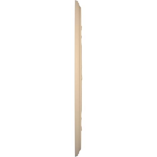 Image of Ekena Millwork 13 inchOD x 3 1 /2 inchID x 3 /4 inchP Baltimore Thermoformed PVC Ceiling Medallion (Fits Canopies up to 5 1 /4 inch), UltraCover Satin Smokey Beige