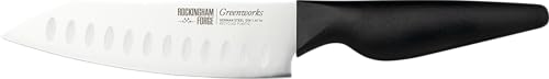Rockingham Forge Greenworks Santoku Knife 14cm, Black