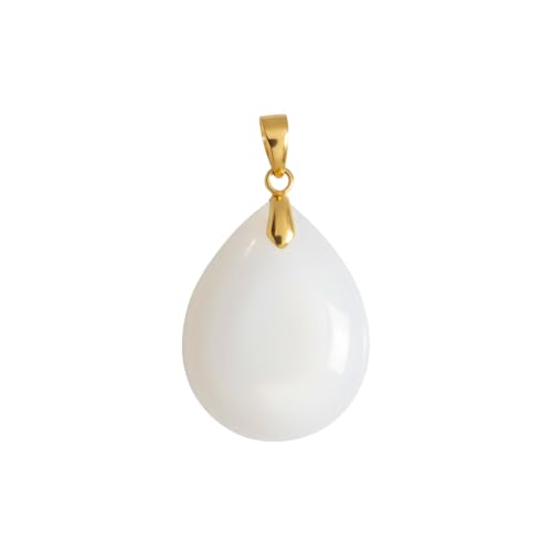 LACKTO Breastmilk Jewelry Kit DIY Keepsake Kit for New Moms Make Your Own Breast Milk Jewelry Baby Shower & Mothers Day Gift (Chubby Mini Drop Pendant Yellow Gold Plated)