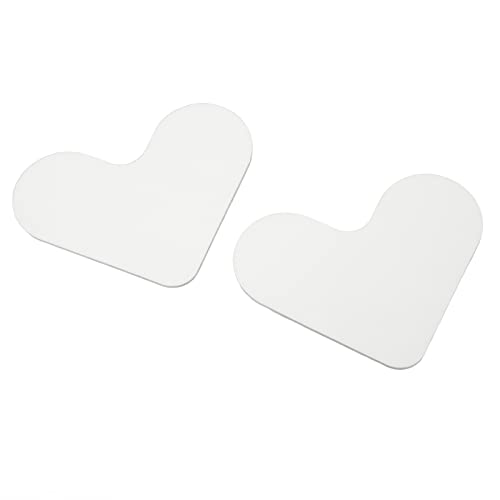 8 peças fita adesiva de carpete em forma de coração dupla face antiderrapante tapete adesivo para se