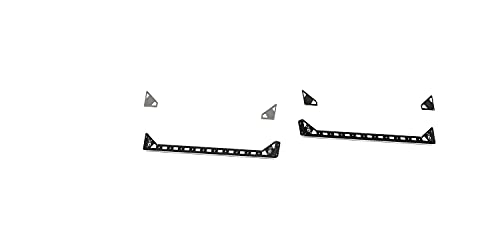 Road Armor - Treck Dual Lower 5ft Bed Mid-Size Truck Rail Mounts (Pair) (500BRS-SMK-415)