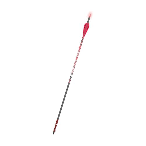 Barnett Hyperflite Illuminated Crossbow Arrows, 3-Pack of Polycarbonate Half-Moon Nocks with Multi-Colored Strobe Lights, 20" by BARNETT - Image 5