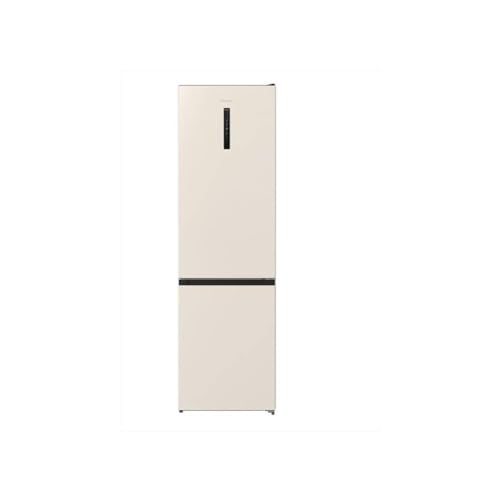 Hisense Réfrigérateur combiné RB434N4CRE Total No Frost, couleur beige, Eco-Fashion, 200 x 60 cm, Classe E, 331 litres
