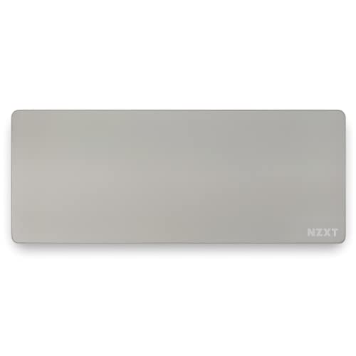 NZXT Mouse Pad MXP700 - MM-MXLSP-GR - 720MM X 300MM - Stain Resistant Coating - Low-Friction Surface - Soft and Smooth Surface - Non-Slip Rubber Base - Grey