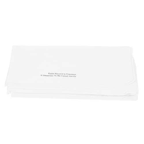 CIYODO 5Pcs CD Cleaner Cloth Multi Functional Rags for Vinyl Record Maintenance Fingerprint Screen Cleaning for Home Travel Use