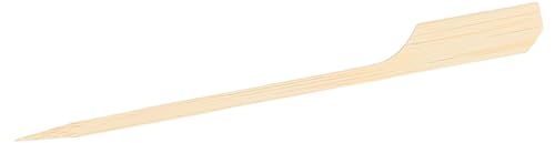 EXNIMA, 50, 100 y 300 Piezas,Palillos de Bambú para Cócteles y Brochetas, Accesorios Originales para Fiestas y Barbacoas,Palitos de Madera Reutilizables,Utensilios de Cocina (pack300, 9cm)