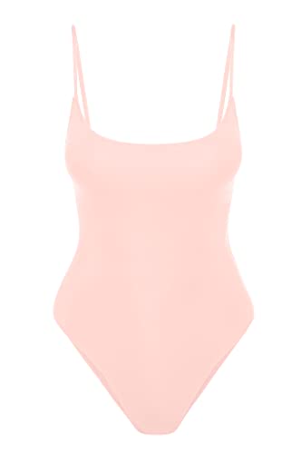 Image of Narecte Sexy One Piece Bathing Suit for Women Tummy Control High Cut One Piece Swimsuit Womens