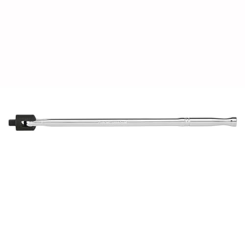 Neiko 00338A 3/8-Inch-Drive Premium Breaker Bar, 15 Inches Long, Nut Breaker Bar, 180-Degree Flex Cr-Mo Head with Cr-V Steel Construction