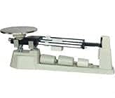 AKIVIN Triple Beam Balance: Metal, Neutral, Analog Display, Laboratory Use, Zero Adjustment, 1 Count
