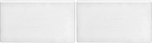 Durable Pocketfix Selbstklebetaschen für Einsteckschilder, Beutel à 10 Stück, 105 x 65 mm, 101 x 61 mm, transparent, 801919 (Packung mit 2)
