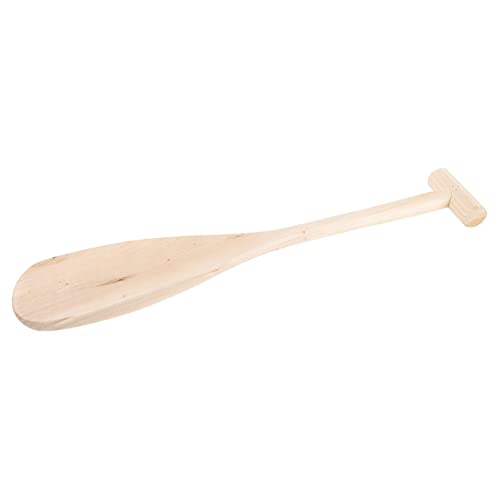 Garneck Wood Paddle for Canoes and Rafts Decorative Oar Ergonomic Design for Comfortable Grip for Water Activities Durable and Stable for Adults