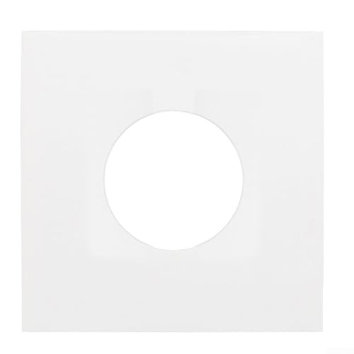 LP - Juego de 20 fundas interiores de papel blanco para conservación de discos de vinilo con ajuste preciso (esquina redondeada de 12 pulgadas)