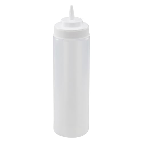 Winco Wide Mouth Squeeze Bottles 24-Ounce 6-Pack