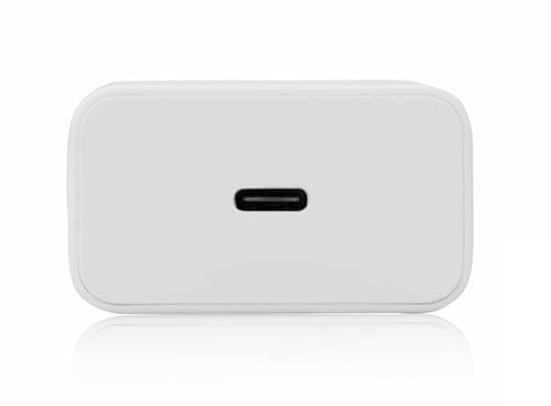 Image of 25W Type-C Fast Charger for Samsung Galaxy F Series - Compatible with F16 /F06 /F05 /F14 /F55 /F56 /F23 /F42 (5000mAh) / F15 /F34 /F54 /F13 /F12 (6000mAh) - No Cable| Original Rapid Charging (Black)