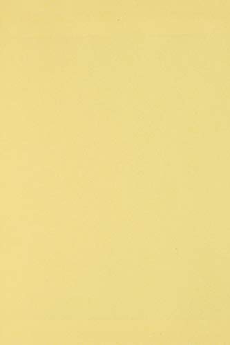 Netuno 20 Sheets of Light Yellow Cardboard A4 210 x 297 mm 8.27 x 11.69 250 GSM Burano Giallo Double Sided Paper for Inkjet Laser Printing Scrapbooking Invitations Crafting Greeting Cards Flyers DIY