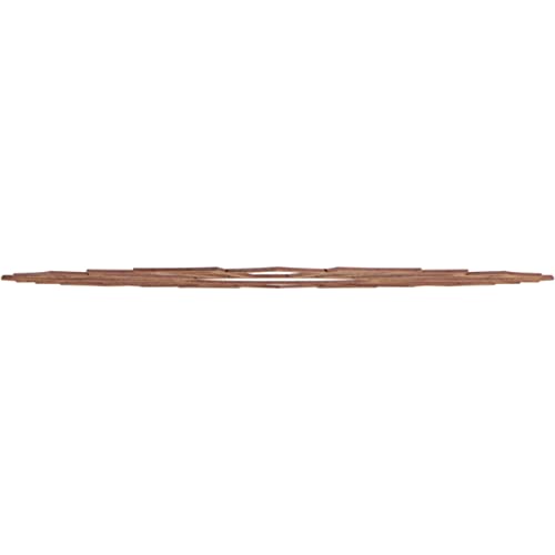 Image of Ekena Millwork 40 inchOD x 14 1 /8 inchID x 3 /8 inchT Augustus Wood Fretwork Pierced Ceiling Medallion, Walnut