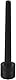Dusche Enema Duschdüse Duschzubehör-Sets-Clean Stream Enema Düse Set mit Länge 5.11inch und Breite 0.74inch mit 5 Löchern,Schwarz