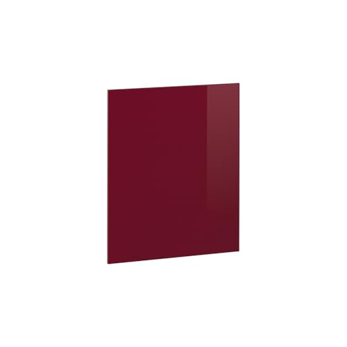 Vicco Façade de Cuisine R-Line, Rouge Brillant, 59.6x71.3cm façade de Meuble pour Meuble Four mi-Hauteur, adapté aux armoires de Cuisine R-Line pour Une...