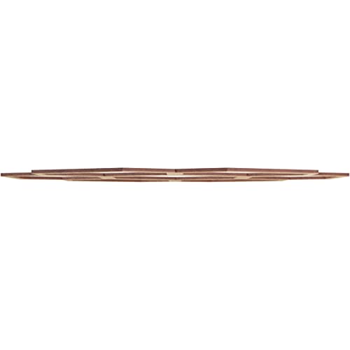 Image of Ekena Millwork 26 inchOD x 9 1 /8 inchID x 3 /8 inchT Florin Wood Fretwork Pierced Ceiling Medallion, Red Oak
