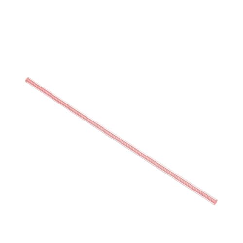 Varillas de acrílico，Acrylic Cakesicle Sticks 2 varillas redondas de acrílico de línea recta sólida de 250 mm x 6 mm y 250 mm x 8 mm de PMMA for accesorios de iluminación, modelismo y bricolaje.(Pink,