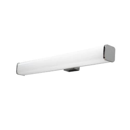 Image of PHILIPS Brass MERAKI Rectangle Bathroom Wall Light 20W IP44 Warm White 582107