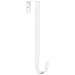 TQS Wreath Hanger Over the Door - Larger Wreath Metal Hook for Christmas Wreath front door Hanger 15" White